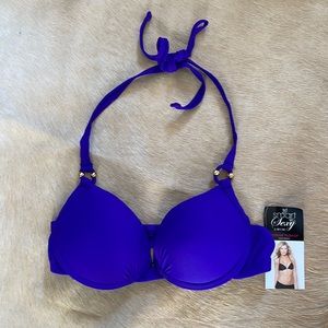 NWT Push-Up Padded Purple Bikini Top